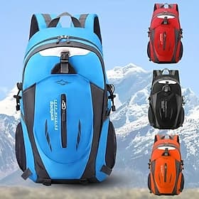 20-35 L Rygsække til dagture Rygsæk Lynlås Multi lomme - Påførelig Holdbar Udendørs Vandring Camping Militær Nylon Sort Rød Blå
