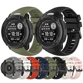 Watch Band for Garmin Instinct 2X Silicone Replacement  Strap Adjustable Sport Band Wristband
