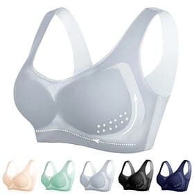 Per donna Reggiseno Intimo / Maglia Intima Top reggiseno Comodo Traspirante Resistente agli urti Imbottitura rimovibile Senza ferretto Semplice Sport Abbigliam thumbnail 2