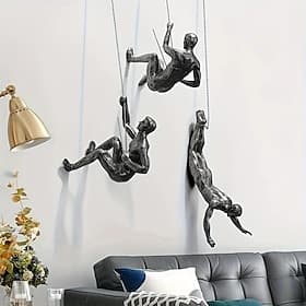 Wall Art Resin Hanging Sculptures - Suitable for Living Room, Bedroom, Or Corridor - No Feathers, No Electricity Required - Ideal Gift for Modern Art Lovers