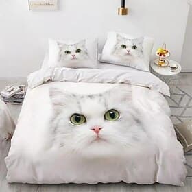 Personalized Duvet Cover Custom Bedding 3pcs Sets with Photo Text Customized Gifts Comforter Set with 2 Pillowcases thumbnail 2
