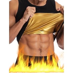 Men Hot Sweat Calories Burned Sweat Vest Shapewear Sweat Shapewear For Gym Workout Exercise  Fitness