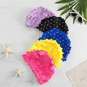 Swim Cap for Adults Nylon Breathability Stretchy Comfortable Swimming Surfing