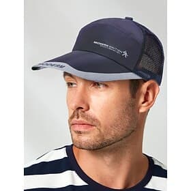 Men's Long Brim Breathable Mesh Baseball Cap – Lightweight Outdoor Sports Hat with Extended Sun Protection