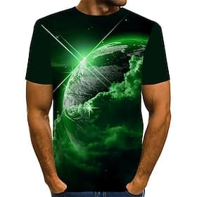 Herren Übergröße T Shirt Groß und hoch Grafik Rundhals Kurzarm Sommer Vintage Designer Neuheit Große Größen Lässig Täglich Oberteile