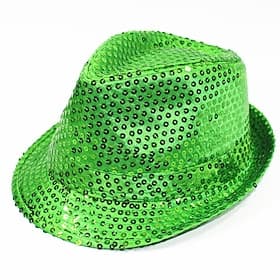 Men's Kentucky Derby Hat Sun Hat Party Hat Yellow Red Polyester Sequins Fashion Casual Daily Saint Patrick Day Solid Color Sunscreen Breathable