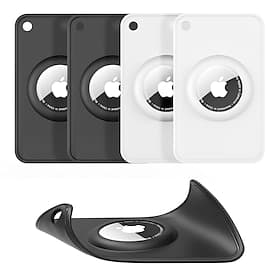 For Airtag Wallet HolderFlexible Silicone Slim Airtag Wallet Card -Ultra-Thin Airtag Case - Wallet Airtag Holder Stays Hidden for PursesHandbags Backpack Walle