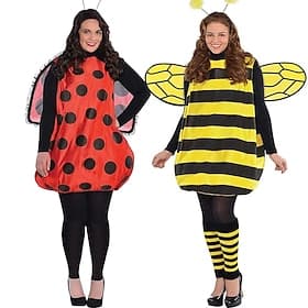 Cosplay Costume Funny Costumes Ladybug Bee Cosplay Kid's Adults' Women's Girls' Carnival Masquerade Mardi Gras Party Halloween Performance Dress Up