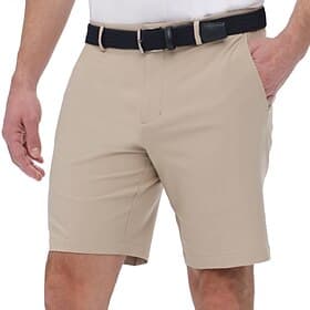 Men's Shorts Dress Shorts Golf Shorts Pocket Straight Leg Plain Quick Dry No-Iron Knee Length Office Business Daily Fashion Streetwear Blue Khaki Stretchy