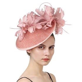 Elegant Headpiece Fascinators Hat Fascinator Gentlewoman Fancy Dress Women's Derby Wedding Party Ascot Adults' Hat Spring  Summer thumbnail 2