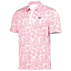 Kentucky Derby Men's Rose Polo Short Sleeve Polo Shirts Collared Shirts Business Casual Outdoor Daily Wear Festival Outfit 3D Print Buttons Summer Spring Fall