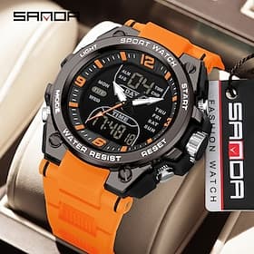 Montres tactiques militaires pour hommes SANDA Montre G-Style Cadeau pour homme Montre de sport Montre de marque de luxe analogique étanche 50m montre à quartz