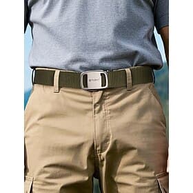 Men's Tactical Nylon Belt – Durable Military-Style Webbing Belt with Metal Buckle for Outdoor, Hiking, and Workwear