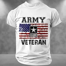 4th of July 2026 250th Memorial Day Patriotic Patriot 3D Print US Flag Crew Neck Short Sleeve T-Shirt Daily Street thumbnail 2