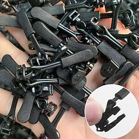 Kit de reparación de tirador de cremallera desmontable de 5/20 piezas, reemplazo de cremallera instantáneo universal, suministros de manualidades de costura de