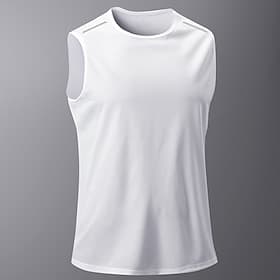 Homme Couleur Unie Débardeur d'entraînement Débardeur de course Débardeur de gym Été Bande réfléchissante Sans manches Occasionnel Athleisure Séchage Rapide Do