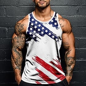 4th of July 2026 250th Memorial Day Patriotic Designer Patriot Graphic National Flag Short Sleeve T-Shirt Street