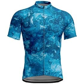 Men's Cycling Jersey Gradient Camo / Camouflage Short Sleeve Bike Tee Tshirt Jersey with 3 Rear Pockets Mountain Bike MTB Quick Dry Anatomic Design Wicking Bre
