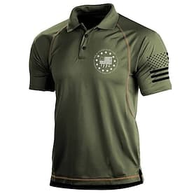 4th of July 2026 250th Men's American Flag Veterans Polo Shirts Golf Shirt Short Sleeve Polo Shirts Collared Shirts Casual Streetwear Vacation Wear Party Outfi