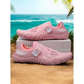 Women's Quick-Dry Wide Fit Water Shoes – Lightweight Barefoot Aqua Socks with Anti-Slip Sole, Breathable  Flexible for Beach, Swimming, Surfing  Water Sports