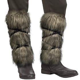 Retro Vintage Medieval Leg Garter Leg Brace Viking Fancy Dress Men's Unisex Viking Masquerade Performance Party LARP Adults' Legguards