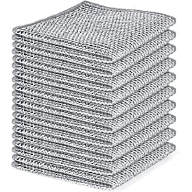 10/15/20 Pcs New Upgrade Steel Wire Dishcloth,Double-Layer Steel Wire Cleaning Cloth,Powerful Cleaning Non-Scratch Wire Dishcloth Rag for Cookware, Sinks, Dish