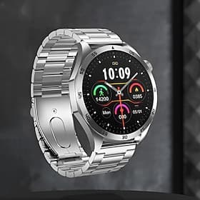 iMosi ET485 Smart Watch 1.43 inch Smartwatch Fitness Running Watch Bluetooth Call Reminder Sleep Tracker Sedentary Reminder Compatible with Android iOS Unisex