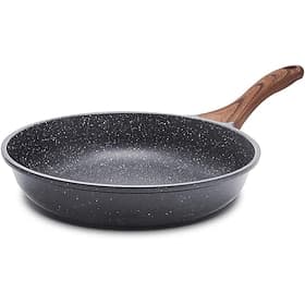 Nonstick Frying Pan Skillet, Granite Coating Omelette Pan, Healthy Stone Cookware Chef's Pan, PFOA Free