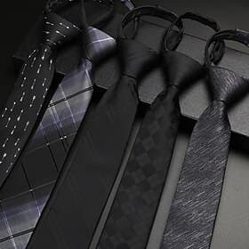 Homme Cravates Mode Affaires Jacquard Motif Fête de mariage Tenue quotidienne