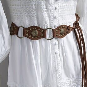 Ceinture Femmes PU Noir Ceinture Taille Rue Quotidien Couleur Unie