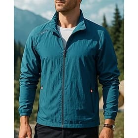 Men's Outdoor Jacket Hiking Jacket Sport Jacket Outdoor Waterproof Windproof Quick Dry Lightweight Hiking Outfits Hiking Clothes Spring Autumn / Fall Jacket Te