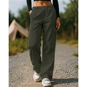 Women's Cargo Pants Hiking Pants Trousers Spring Autumn / Fall Outdoor Regular Fit Quick Dry Lightweight Breathable Pants / Trousers Green Grey Camping / Hikin