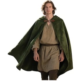 Medieval Hoodies Robe Normal Fashion Collarless Fancy Dress Adults Adults' Cloak