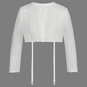 Oktoberfest Dirndl Blouse Maid Bavarian German Wiesn Women's Carnival Beer Festival Traditional Style Cloth Blouse thumbnail 2
