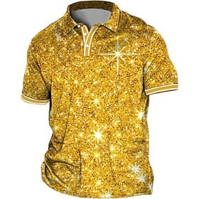 Men's Plus Size Polo Shirt Big and Tall Letter Turndown Print Short Sleeve Spring  Summer Sports Fashion Streetwear Designer Outdoor Street Tops thumbnail 2
