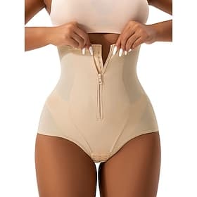 Women's Shapewear Shapewear Short High Waist Plain Elastic Waistband Soft Comfortable Stretchy Yoga Cuticolor Dark Brown Black Summer Spring Regular Fit
