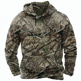 Men's Camouflage Hoodies Sweatshirt Ethnic Casual Long Sleeve Crew Neck Hooded Holiday Hunting Red Green Army Green Drawstring Fall Winter Designer S M L XL XX