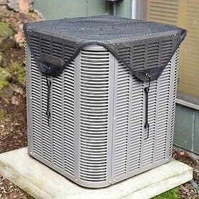 Durable Air Conditioner Protector Outdoor Cover with Resin Mesh for External Unit Protection Prevents Leaves Insects and Debris Ideal for Home Air Conditioning