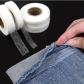 3/6/9 Roll Fabric Fusing Tape (70 yd), Double-Sided Fusible Interfacing Tape for Garment Bonding, DIY Sewing Adhesive Non-Woven Fusible Tape