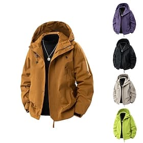 Men's Outdoor Jacket Softshell Jacket Hiking Jacket Outdoor Waterproof Windproof Hiking Outfits Hiking Clothes Spring Autumn / Fall Top Camping / Hiking / Cavi thumbnail 2