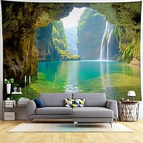 Strand Ozean Wandteppich Meer Wandkunst große Wandteppich Wandbild Dekor Fotografie Hintergrund Decke Vorhang Haus Schlafzimmer Wohnzimmer Dekoration