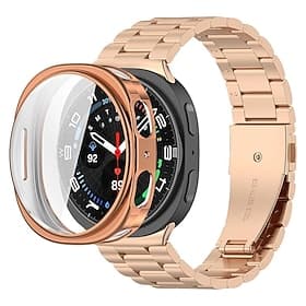 Watch Band for Samsung Galaxy Watch 8 40/44mm Watch 8 Classic 46mm Watch Ultra 47mm Stainless Steel Replacement  Strap Stainless Steel Buckle Sport Band Busine