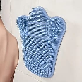 Anti Slip Massage Pad with Suction Cup Lazy Back Scrubber with Enhanced Thickened Strong Suction Cup for Bathing and Foot Scrubbing