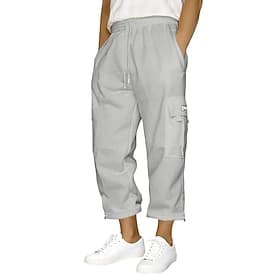 Men's Cargo Sweatpants Sweatpants Athletic Pants Trousers Cropped Pants Drawstring Pocket Elastic Waist Plain Comfort Daily Sports Outdoor Fashion Casual Blue