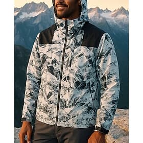 Men's Outdoor Jacket Softshell Jacket Hiking Jacket Outdoor Waterproof Windproof Hiking Outfits Hiking Clothes Spring Autumn / Fall Top Camping / Hiking / Cavi