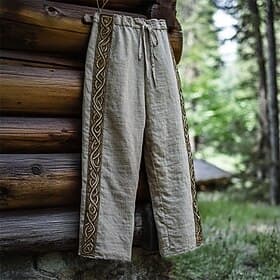 Herren Hose Freizeithose Kordelzug Tasche Elastischer Bund Druck Komfort Outdoor Täglich Vintage Lässig Grau Mikroelastisch