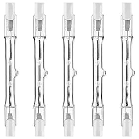 R7s halogeenlampen 100W 150W J78mm type T3 lampen dimbaar 110V 220V 3 inch halogeenlampen met dubbele kop voor werk/beveiliging/landschapsverlichting 5 stuks
