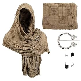 Punk  Gothic Middeleeuws Renaissance sjaal Ridder Viking Boogschieten Kostuum Voor heren Dames Uniseks Viking Fantasie Maskerade Prestatie Toneel LARP Volwasse