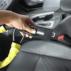 Car Steering Wheel Lock Seat Belt Lock Anti Theft Device Adjustable Anti Theft Security Bar With Steel Cable Retractable Car Safety Lock For Vehicle Protection