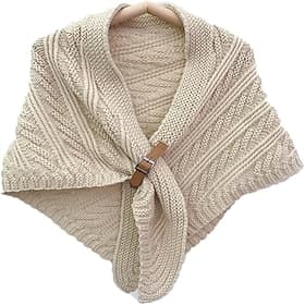 Women's Scarf Pashmina Shawls and Wraps for Evening Dress Bridesmaid Wedding Bridal Winter Warm Long Large Scarves Off White